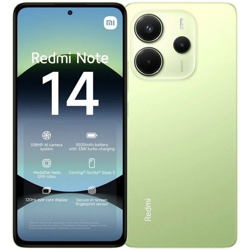 [43581] SMARTPHONE REDMI NOTE 14 (6+128GB) GREEN XIAOMI