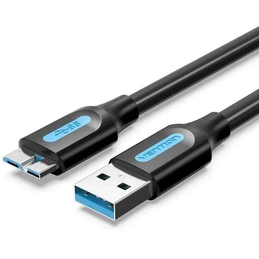 [43531] CABLE USB 3.0 A MICRO USB 0.5 M NEGRO VENTION
