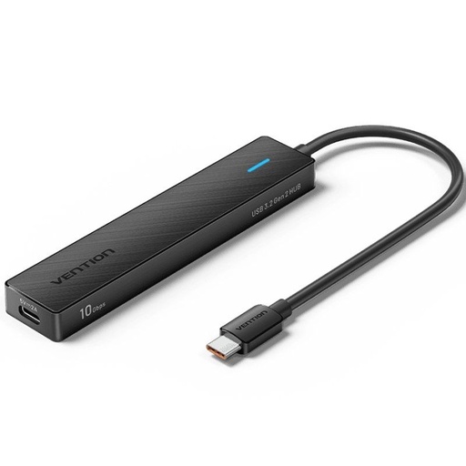 [43509] HUB 4 PUERTOS 3.2 USB 2xUSB-C 3.2 2xUSB 3.2 1xUSB-C 0.15 M NEGRO VENTION