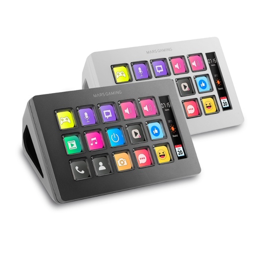 [43104] PLATAFORMA DE CONTROL DELGADA MSD-ONE NEGRO MARS GAMING