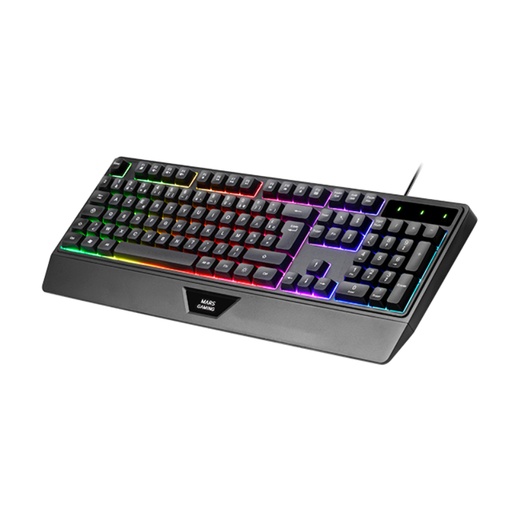 [43091] TECLADO FRGB MK124ES NEGRO MARS GAMING