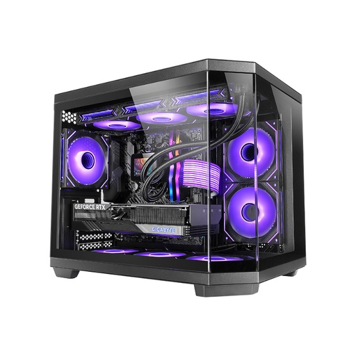 [43062] CAJA MICROATX MC3T CORE NEGRO MARS GAMING