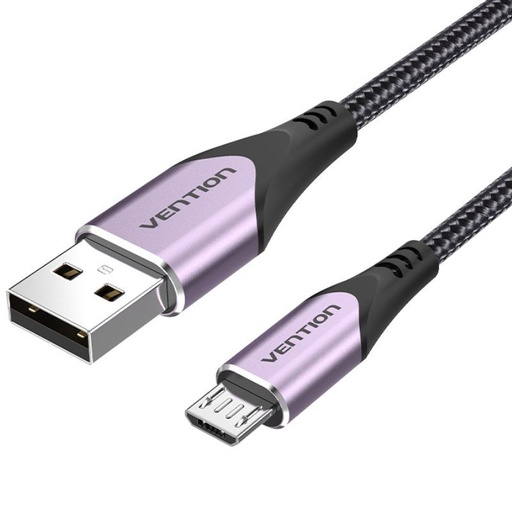 [42988] CABLE USB 2.0 A MICRO USB M-M 2 M PURPURA VENTION