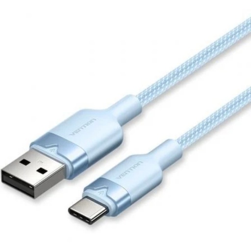 [42948] CABLE USB-C A USB-A TRENZADO 1 M AZUL VENTION