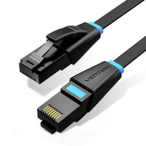 [42908] CABLE DE RED LATIGUILLO RJ45 UTP CAT6A AWG32 2 M NEGRO VENTION