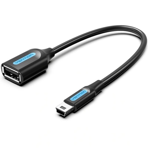 [42907] CABLE USB 2.0 MINI USB/M A USB-A/H 0.15 M NEGRO VENTION