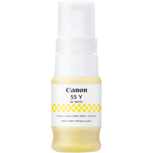 [42874] CARTUCHO BOTELLA TINTA AMARILLO GI-55 CANON