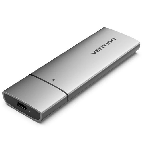[42821] CAJA EXTERNA SSD M.2 NVMe USB 3.1 GEN2 SIN TORNILLOS GRIS VENTION