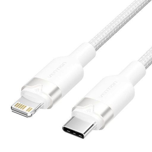 [42802] CABLE 2.0 USB-C A LIGHTNING 2 M BLANCO VENTION