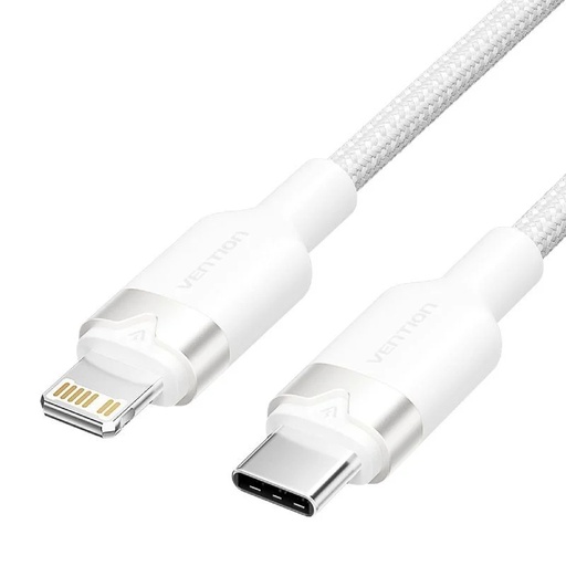 [42795] CABLE 2.0 USB-C A LIGHTNING 1 M BLANCO VENTION