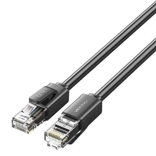 [42792] CABLE DE RED LATIGUILLO RJ45 UTP CAT6 AWG26 8 M NEGRO VENTION