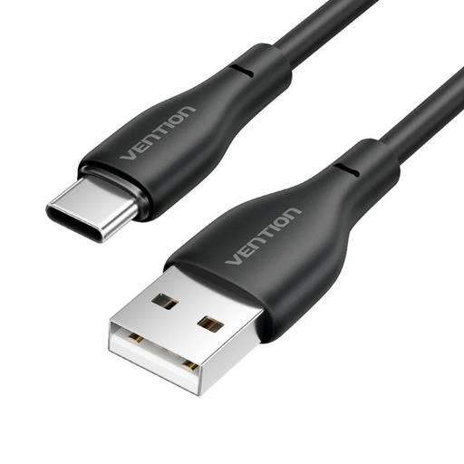 [42772] CABLE USB-A A USB-C 1 M NEGRO VENTION
