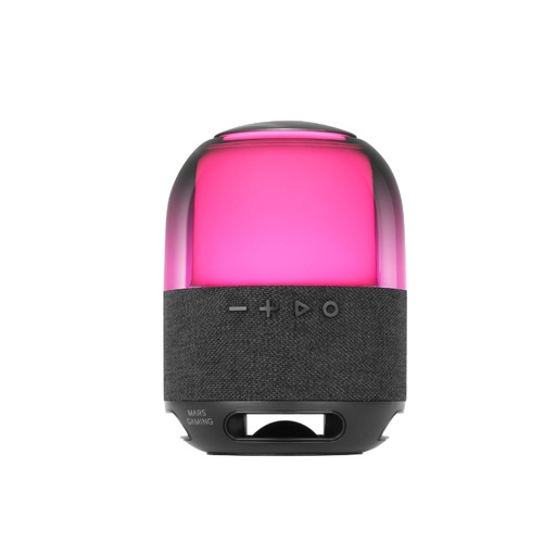 [41853] ALTAVOZ BLUETOOTH RGB MS-FLOW 360º NEGRO MARS GAMING