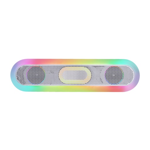 [41852] BARRA SONIDO BLUETOOTH RGB MSB-ORB RGB 360º BLANCO MARS GAMING