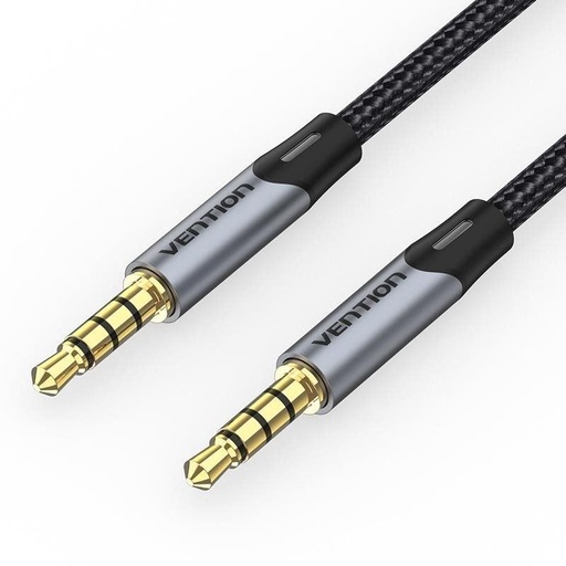 [41768] CABLE AUDIO ESTEREO JACK 3.5/M JACK 3.5/M 0.5 M GRIS VENTION