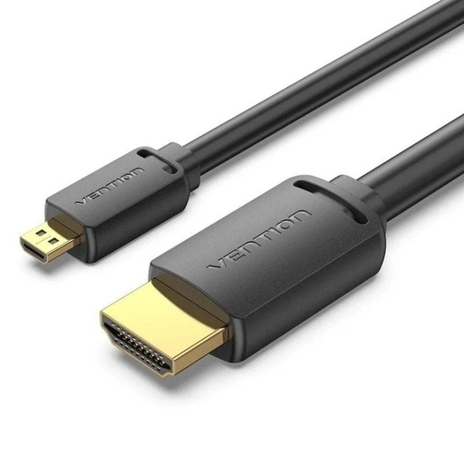 [41714] CABLE 2.0 4K HDMI/M A MICRO HDMI/M 3 M AWG34 NEGRO VENTION