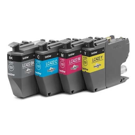 [41608] MULTIPACK 4 CARTUCHOS TINTA LC422 BK/C/M/Y BROTHER
