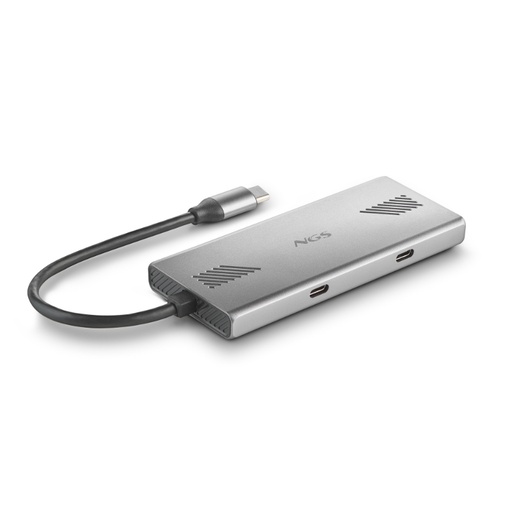 [41598] HUB 4 PUERTOS USB-C WONDERDUO-C GRIS NGS