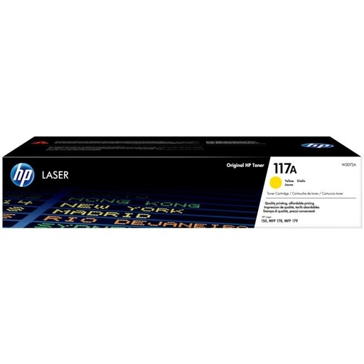 [41431] TONER AMARILLO HP 117A (W2072A)