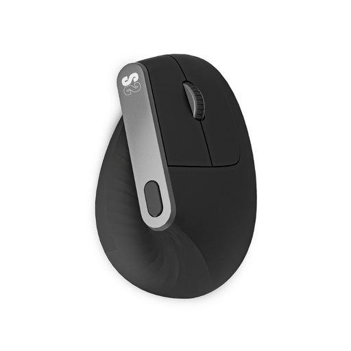 [41356] RATON OPTICO DUAL NATURE VERTICAL ERGO DUAL BATERIA NEGRO SUBBLIM