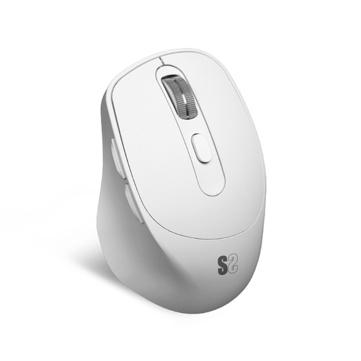 [41348] RATON OPTICO DUAL COMFORT ERGO DUAL BATERIA BLANCO SUBBLIM
