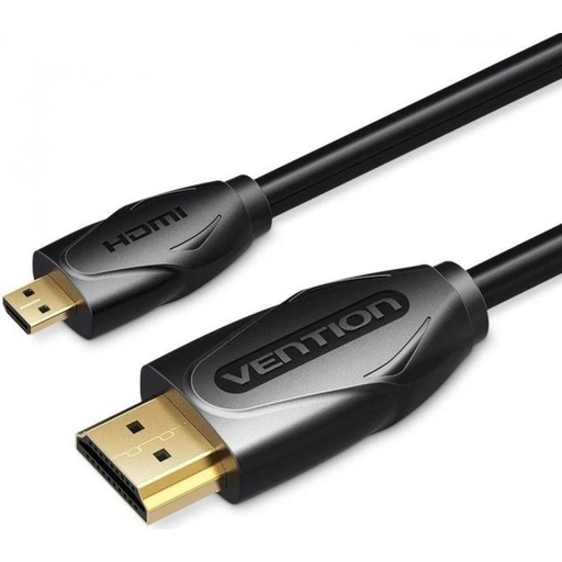 [41234] CABLE HDMI/M A MICRO HDMI/M 1.5 M AWG34 NEGRO VENTION