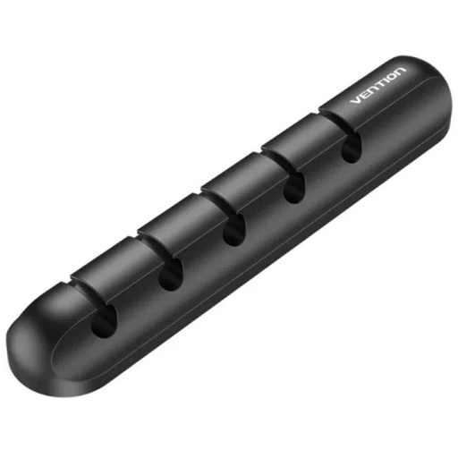 [41109] ORGANIZADOR CABLES EN ESPIRAL 5 PUERTOS NEGRO VENTION