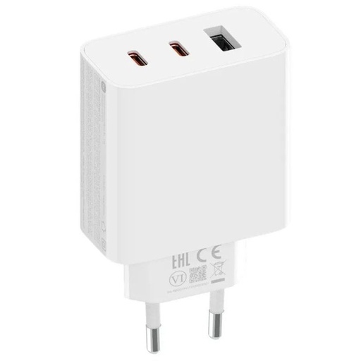 [40683] CARGADOR PARED 67W 2x USB-C + USB-A BLANCO XIAOMI
