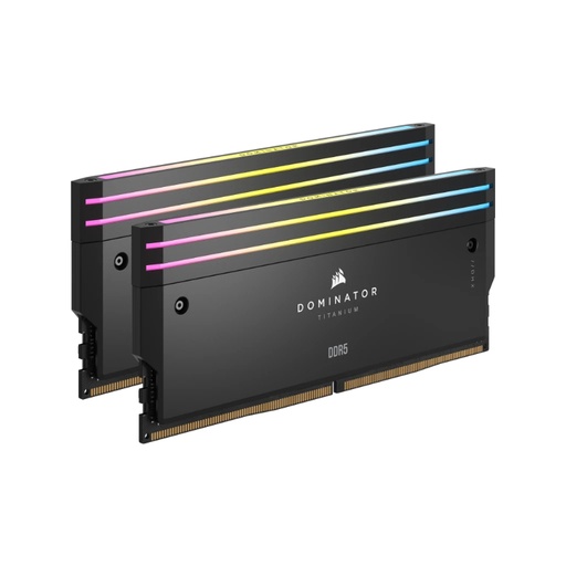 [40126] DDR5 32 GB(2X16KIT) 6000 DOMINATOR TITANIUM RGB BLACK CORSAIR
