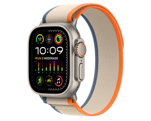 [38870] APPLE WATCH ULTRA 2 CAJA TITANIO GPS+CELL 49mm CORREA LOOP ORANGE/BEIGE TRAIL M