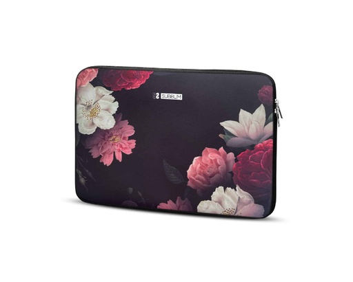 [38273] FUNDA NEOPRENO SLEEVE 15.6" FLOWERS SUBBLIM