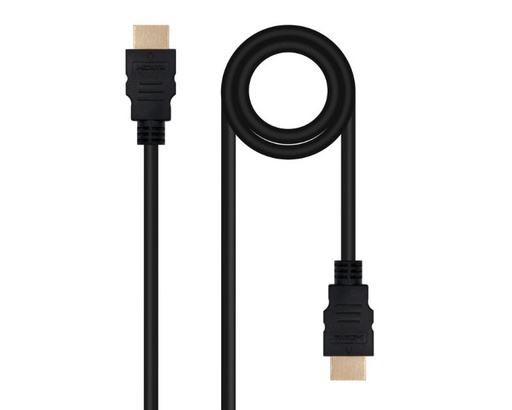 [37284] CABLE HDMI V2.0 4K 2M NEGRO NANOCABLE