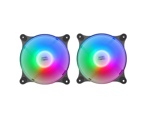 [35735] VENTILADOR AUXILIAR MFDUO 12 FRGB MARS GAMING