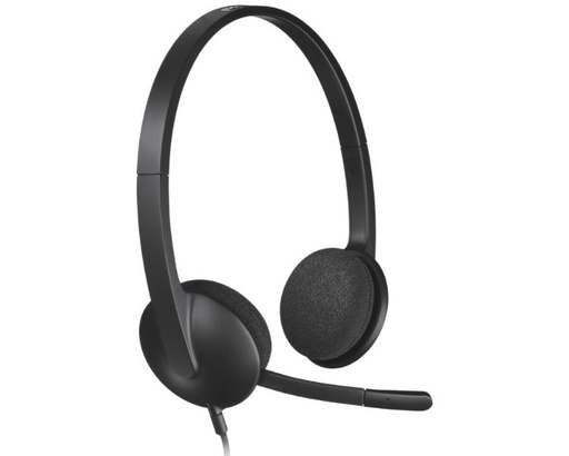 [34661] AURICULAR + MICROFONO H340 SUPRESION DE RUIDO NEGRO LOGITECH