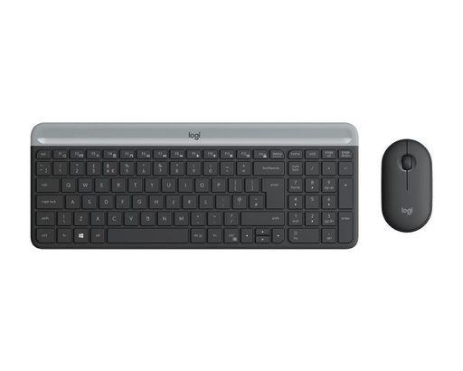 [34648] TECLADO + RATON WIRELESS MK470 SLIM NEGRO LOGITECH