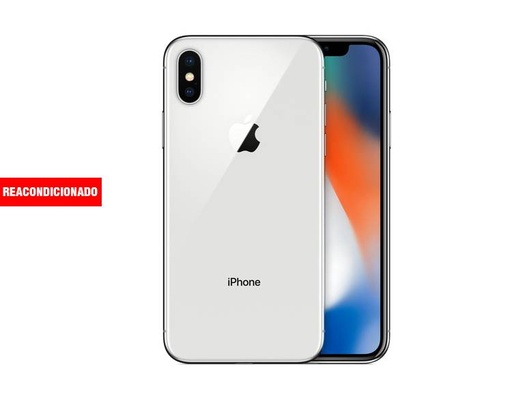 [32798] APPLE iPHONE X 64GB SILVER REACONDICIONADO GRADO B