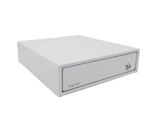 [31379] CAJON PORTAMONEDAS CASH33 BLANCO APPROX
