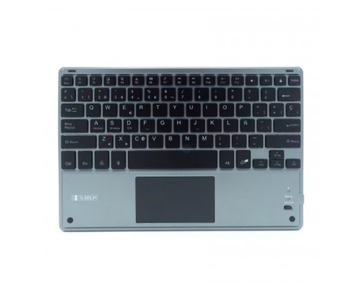 [28836] TECLADO WIRELESS SMART BACKLIT TOUCHPAD BLUETOOTH GRIS SUBBLIM