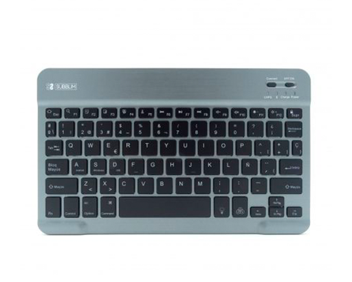 [28834] TECLADO WIRELESS SMART BACKLIT BLUETOOTH GRIS SUBBLIM