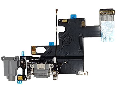 [28222] REPUESTO FLEX CONECTOR DE CARGA SPACE GREY IPHONE 6