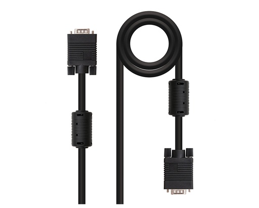 [27717] CABLE SVGA FERRITA MONITOR HDB15/M-HDB15/M 3M NANOCABLE