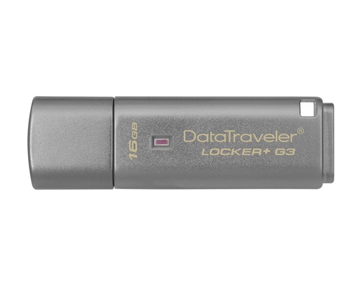 [23037] USB DISK 16 GB DATATRAVELER LOCKER+ G3 USB 3.0 KINGSTON