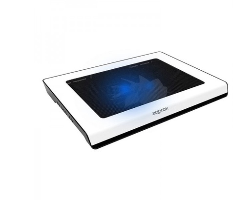 [20319] LAPTOP COOLER PAD 14" 2 LEDS BLANCO APPROX