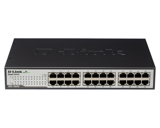 [12946] D-LINK SWITCH 24 PUERTOS 10/100/1Gbit RACK